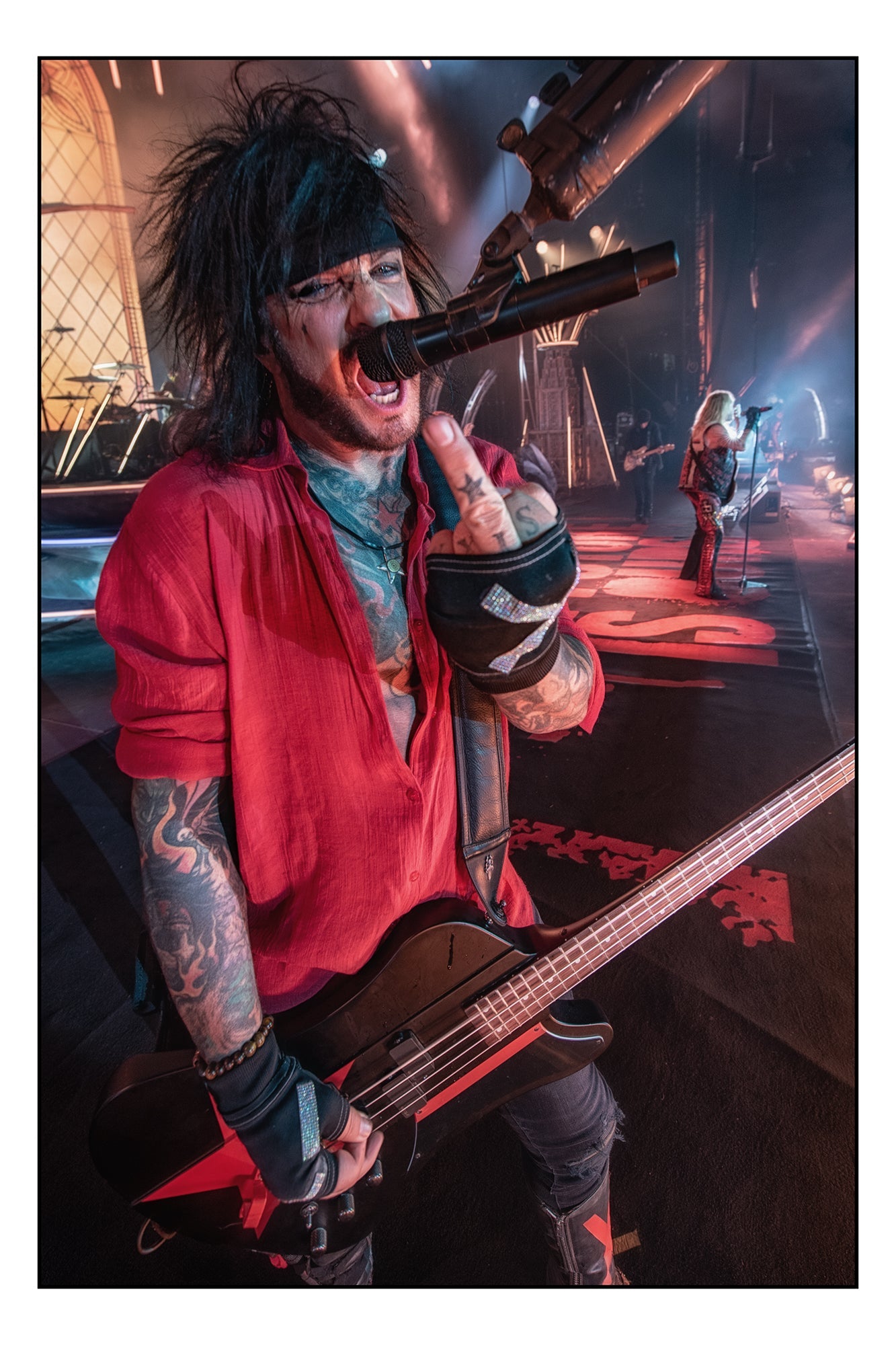 Nikki Sixx F OFF 16x24 Giclee - Dustin Jack Photo