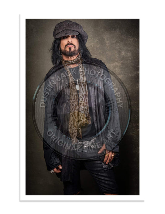 Nikki Sixx Limited Edition Giclee 16x24 'The Rock Star' - Dustin Jack Photo